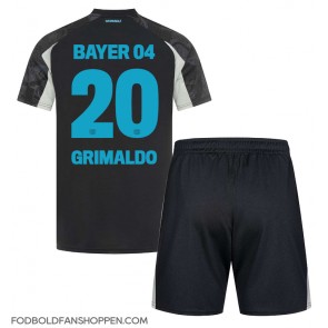 Bayer Leverkusen Alejandro Grimaldo #20 Tredjetrøje Børn 2024-25 Kortærmet (+ Korte bukser)